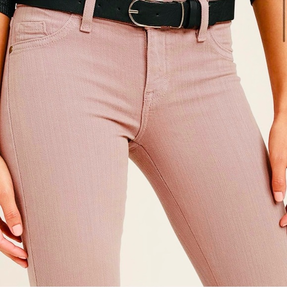 Pistola Pink🌸Audrey Vintage Cutoff Distressed Mid Rise Skinny Jeans 26W - Picture 8 of 8